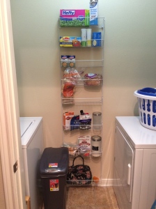 My "pantry" courtesy of my awesome Dad!